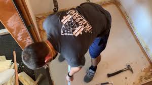 Once the plywood is finished, install with a drill the cedar boards on the walls of the sauna to get a more relaxed and professional feeling and look to your sauna. Turn A Bathroom Into A Sauna Youtube