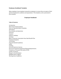 The employer also generally lets employees know employee handbooks are not generally intended to be contractually binding on the employee. 42 Best Employee Handbook Templates Examples á… Templatelab