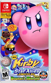 New Kirby Turbo Hd Remix Ultra Star Allies Knuckles Bowser S Minions Rabbids New Funky Mode Kirby Memes Kirby Funny Games