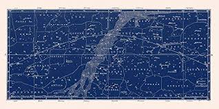Amazon Com Constellation Map And Star Chart Handmade