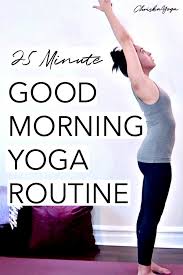 Maybe you would like to learn more about one of these? 25 Minute Good Morning Yoga Practice Chriskayoga