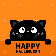 Check spelling or type a new query. Hapy Halloween Cat Kitten Kitty Black Silhouette Holding Paper Royalty Free Cliparts Vectors And Stock Illustration Image 148497873
