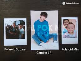 Ukuran foto adalah dimensi atau panjang dan lebar suatu foto atau gambar. Cuci Gambar Polaroid Kedai Pok Nik