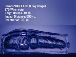 Barnes Vor Tx Lr 270 Win 129gr Lrx Bt