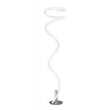 Find great deals on ebay for led floor lamp dimmable. Mantra M6102 Helix Dimmable Led Floor Lamp In Chrome And White Finish With Frosted Acrylic Castlegate Lights