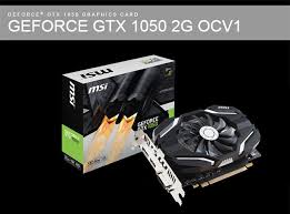 Geforce gtx graphics cards are the most advanced ever created. Msi Nvidia Geforce Gtx 1050 2g Ocv1 2gb Gddr5 Villman Computers