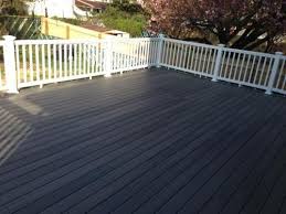 Veranda Armorguard 0 93 In X 5 25 In X 16 Ft Grooved Edge Capped Composite Decking Board In Nantucket Gray Brdvc Staining Deck Deck Colors Deck Stain Colors