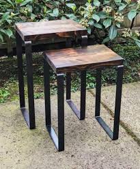 Items similar to wine bottle set home on etsy this wine bottle set features home spelled out, all four wine bottles are refurbished and spray. 2 Pack Square Rustic Reclaimed Metal Coffee Table Bench Legs Etsy Coffee Table Legs Hair Pins Bench Legs