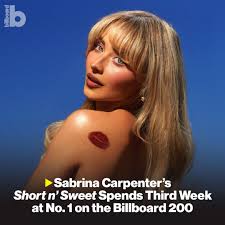 CHUpdates: #SabrinaCarpenter's Short n' Sweet is making a  comeback—projected to re-enter the #Billboard200 Top 10 at #8, powered by a  19% jump in activity this week.🚨📈 ✓ Follow @Charthistory for more!