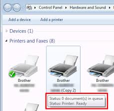 Start the driver installer file from a user account with administrative rights. The Printer Status Is Offline Or Paused Brother
