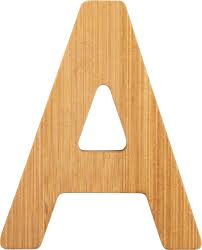 If you move from 000 to 999, how many numbers are there? Bamboo Letter A 7 X 6 X 0 5 Cm