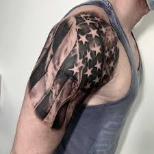 The size of the tattoos also depends on the locations. Full Arm Flag Tattoo Novocom Top