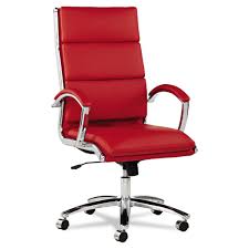 This High Back Swivel Office Chair Features A Tilt Function Padded Arm Caps Chrome Accents And A Waterfall Seat Edge With Home Decor Matienence Red O
