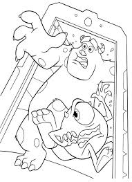 Printable coloring pages for kids. Monsters Inc Drawings Coloring Home
