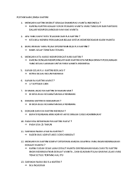 Pertanyaan tentang ra kartini bahasa inggris. Pertanyaan Lomba Kartini