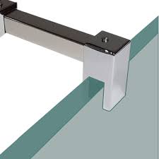 A wide variety of glass shower door support bar options are available to you, such as project solution capability, design style, and warranty. Shower Glass Support Bar For Wetrooms Or Shower Enclosures Fits 8mm Glass 700 To 1200mm Adjustable Telescopic Length Stainless Steel Chrome Square Shape Bar006 Buy Online In