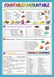 Printable Worksheets Countable Uncountable Nouns In 2021 Uncountable Nouns Nouns Nouns Worksheet