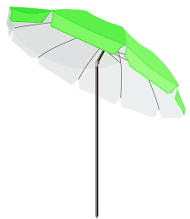 Green Beach Umbrella Png Clipart Beach Umbrella Green Beach Clip Art