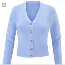 Cabi Sweaters Womens Cabi Light Blue Sweater With Back Slit Poshmark