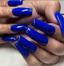 They can be bold or minimal, striking or classic, fun or dramatic. 18 Elegant Dark Blue Acrylic Nails Design For Coffin Nails Ideas Blue Coffin Nails Dark Blue Nails Blue Acrylic Nails