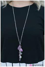 You Are My Sunshine Purple Purple Necklace Necklace Long Silver Chains
