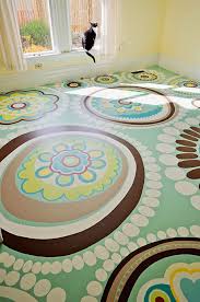 20 amazing painting ideas for wooden floor decoration. The Kids Would Love This But The Time It Would Take Painted Floor Decor Flooring