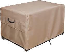 Check spelling or type a new query. Amazon Com Ultcover Patio Deck Box Storage Bench Cover Waterproof Outdoor Rectangular Fire Pit Table Covers 64 X 30 Inch Patio Lawn Garden