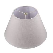 The shade measures 5″ across the top, 9″ across the bottom and 5 1/2″ tall. Medium Lamp Shade Alucset Brown Barrel Fabric Lampshade For Table Lamp And Floor Light 7x13x7 8 Inch Natural Linen Hand Crafted Spider Amazon Ae Lighting