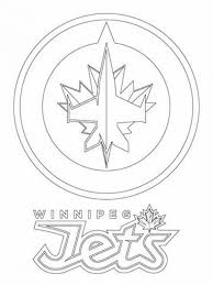 Winnipeg Jets Logo Coloring Page From Nhl Category Select From 25689 Printable Crafts Of Cartoons Nature Animals Winnipeg Jets Sports Coloring Pages Nhl Logos