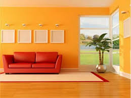 Modern Interior Design And Photos Of The An Awesome Combination Yellow Orange Paint Colors With Couch Living Room Orange Living Room Colors Living Room Designs