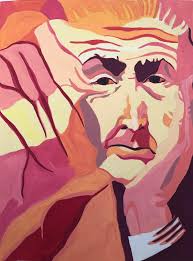 Georgia O'Keeffe art inspiration and gouache illustration