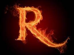 Hd Wallpaper Flaming R Illustration Fire Flame Letter Litera Fire Natural Phenomenon Wallpaper Flare