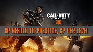 xp per level in black ops 4 total xp needed to prestige