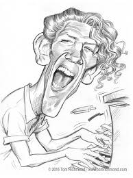 Sketch O The Week Jerry Lee Lewis Caricature Sketch Cartoon Sketches Jerry Lee Lewis