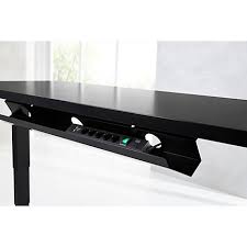 Schreibtisch steckdose test die top produkte unter der menge an getesteten schreibtisch steckdosen. Steckdosenleiste Multi 5 Fach Fur Elektrisch Hohenverstellbaren Schreibtisch Elements Schwarz Gunstig Kaufen Schafer Shop