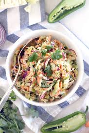 With just a little kick of spice from the ancho and jalapeno, crunch from. Spicy Jalapeno Cilantro Slaw Bowl Of Delicious