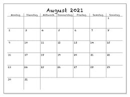 Maybe you would like to learn more about one of these? Druckbare August 2021 Kalender Zum Ausdrucken Vorlage Pdf Excel The Beste Kalender