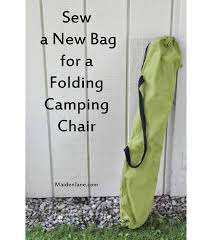 Tutorial Make A New Bag For A Folding Camp Chair Folding Camping Chairs Diy Camping Chair Folding Camp Chair Diy