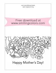 Photoshop mothers day card template has bright purple on the cover and white inside which looks very attractive. Free Printable Mothers Day Card To Color Print These At Home Now