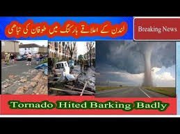 Homes have been damaged and flash floods reported after an apparent tornado in barking, east the metropolitan police's barking and dagenham twitter account said: U2zvovscrqrozm