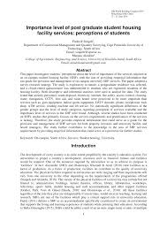 Just download and double click the theme file. Pdf Importance Level Of Post Graduate Student Housing Facility Services Perceptions Of Students