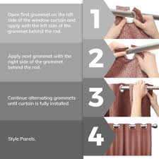 Amazon.com: Zenna Home Blackout Window Curtain, Larson Room Darkening, Easy  Hang Grommet Top (1 Panel), 40 Inches x 84 Inches, Red : Home & Kitchen