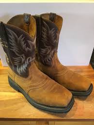 Ariat Black And Brown Boots Ariat Men S Workhog Pull On Composite Toe Work Boot Fashion Clothing Shoes Accessories Mensshoes Boots Ebay Link Boots Pull On Work Boots Work Boots
