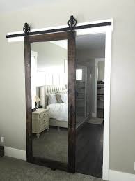 What a clever idea, a sliding mirror that doubles as a window cover. 29 Best Sliding Barn Door Ideas And Designs For 2020