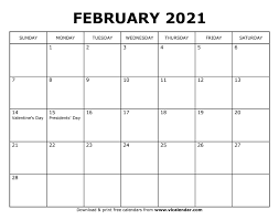 Free Great Calendar Download february 2021 calendar as html, excel xlsx, word docx, pdf or picture.