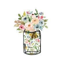 Mason Jar Bouquet By Tara Moss In 2020 Tara Moss Mason Jars Canvas Art