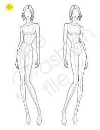 Design, retro elements for web, vintage, advertisement, commercial banner, poster, leaflet, billboard, sale. Fashion Design Template Pdf Ai Png For Procreate 9 Head Female Fashion Sketch Free Bonus File Must Have Tools For Fashion Designers In 2021 Fashion Illustration Template Illustration Fashion Design Fashion Figure Drawing