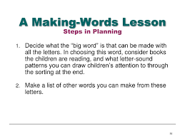 Students should compose different words from the letters of this word. Ppt English Language Arts Module 3 Writing From Letters To Literature Powerpoint Presentation Id 1427598
