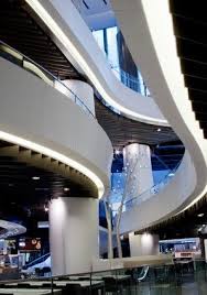 Westfield Sydney Shopping Centre Hi Macs Perna White Shopping Mall Interior Retail Architecture Architectural Lighting Design