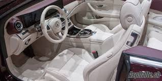Geneve 2017 Mercedes Benz E Class Cabriolet Asphalte Ch
